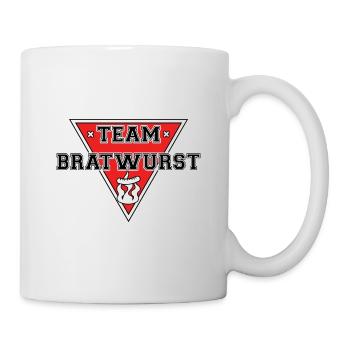 team Bratwurst (rot) - Tasse - Weiß - Rechts