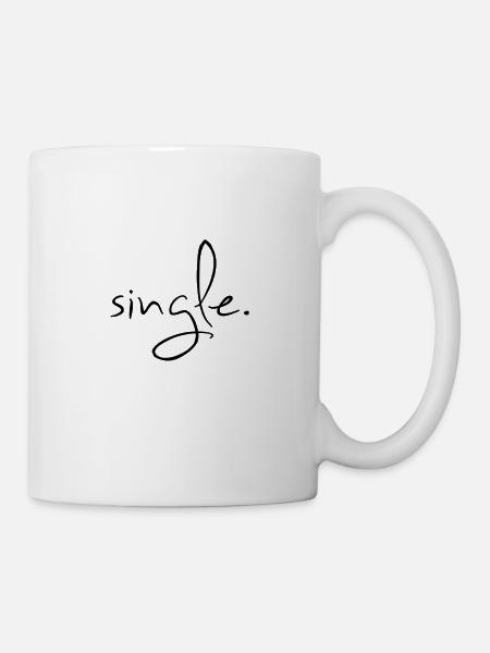 Single - Tasse - Weiß