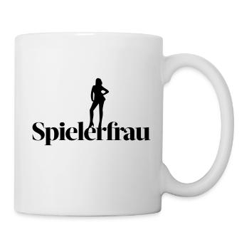 Spielerfrau Fußball - Tasse - Weiß - Rechts