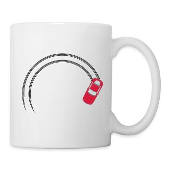 la dérive du cercle - Mug blanc - blanc - Droite