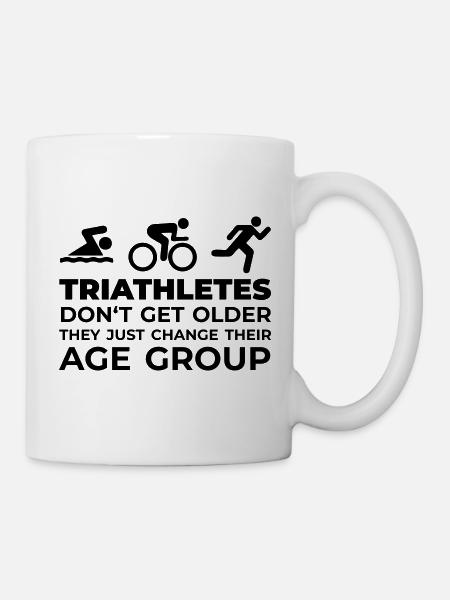 Triathlètes - Groupe d’âge - Mug blanc - blanc