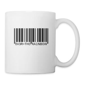 code à barres - Mug blanc - blanc - Droite