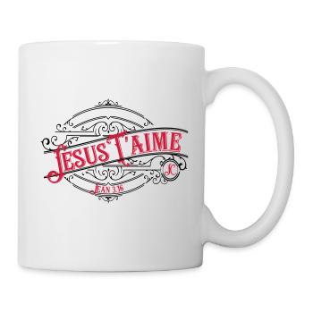 Jesus loves you - Mug - white - Right