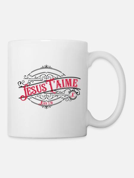 Jesus loves you - Mug - white