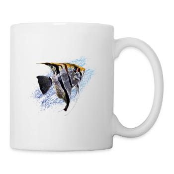 Angelfish Tropical Fish Keeper Cichlid Fish Fan - Mug - white - Right