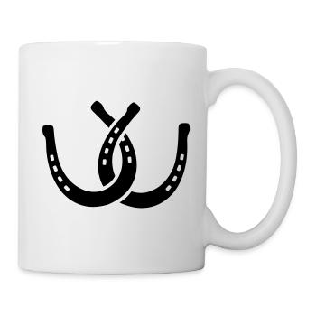 Hufeisen - Tasse - Weiß - Rechts