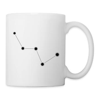Die Konstellation "Cassiopeia" - Tasse - Weiß - Rechts