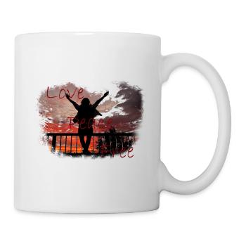 Saying Design Love - Mug - white - Right