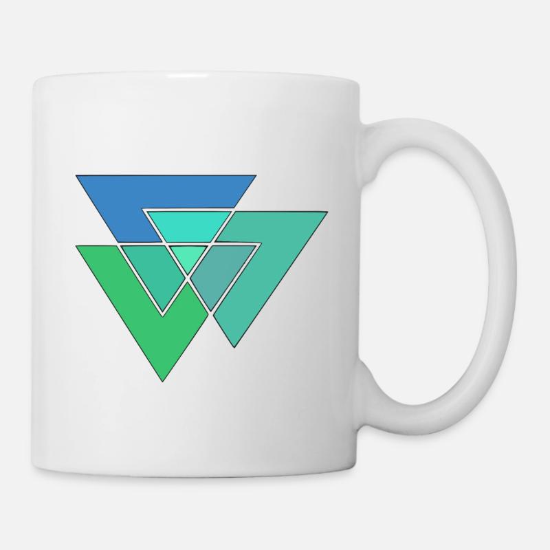 Muster - Tasse - Weiß