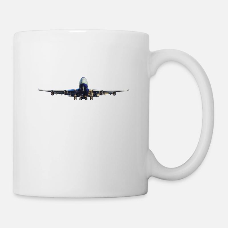 Flugzeug - Tasse - Weiß
