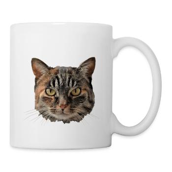 Katze - Tasse - Weiß - Rechts