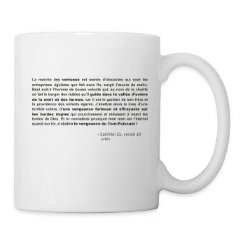 Ezechiel 25-10 black - Mug - white - Right