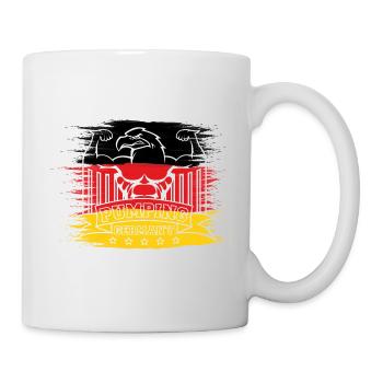 Deutschland Germany Fitness Bodybuilding - Tasse - Weiß - Rechts