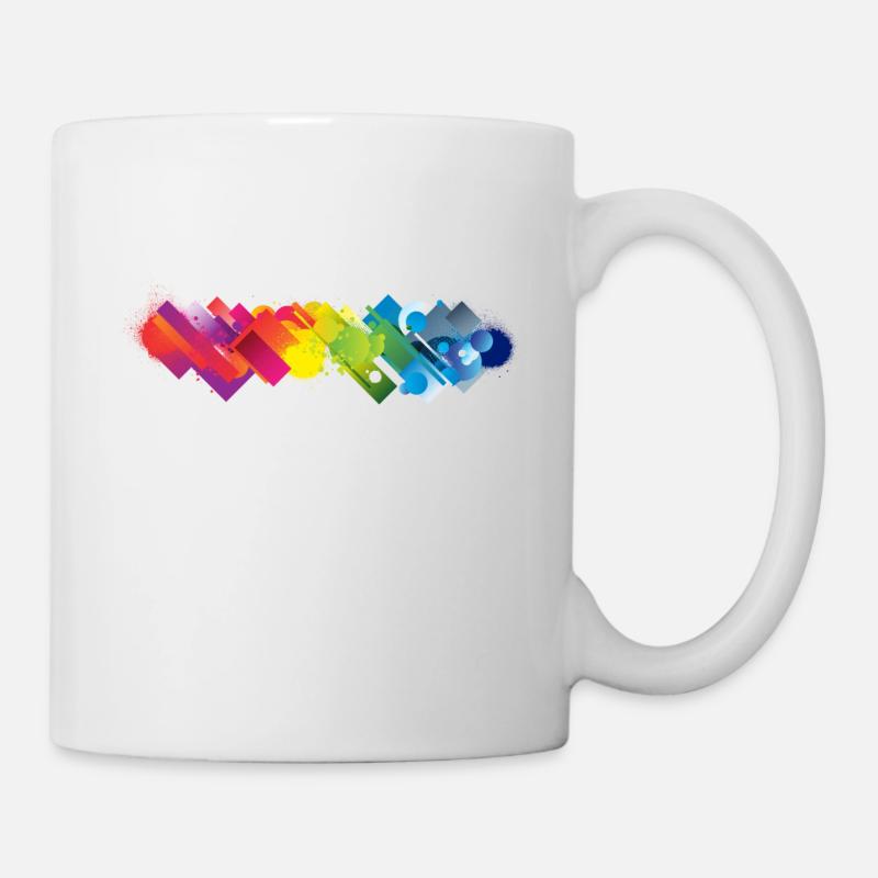 Rainbow graffiti - Mug - white