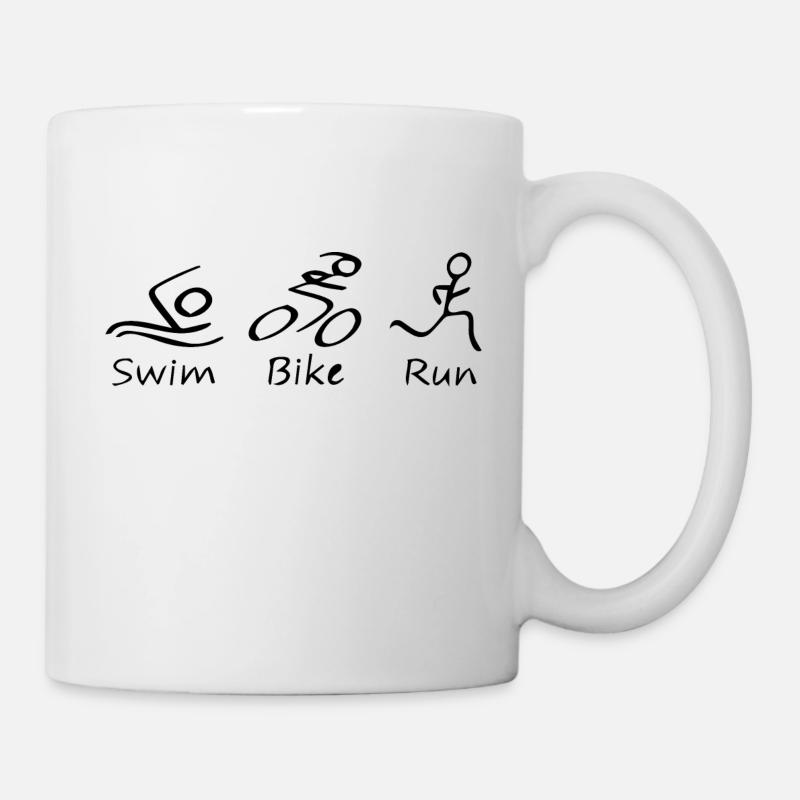Triathlon - Tasse - Weiß