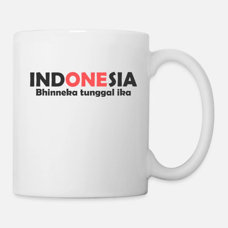 Indonesia Unity in Diversity one - Mug - white