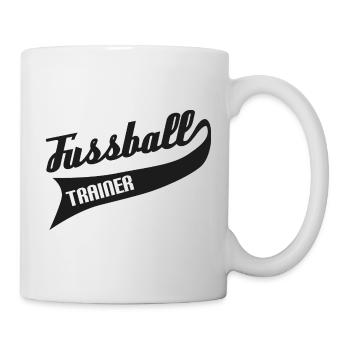 Fußball Trainer - Tasse - Weiß - Rechts