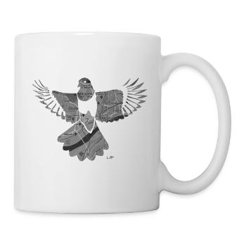 Magpies-Newcastle-darker - Mug - white - Right