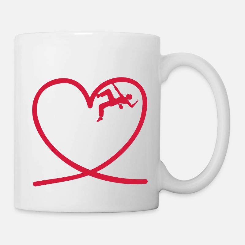 I love climbing - Tasse - Weiß