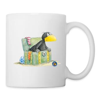 Der kleine Rabe Socke Schatzkiste - Tasse - Weiß - Rechts