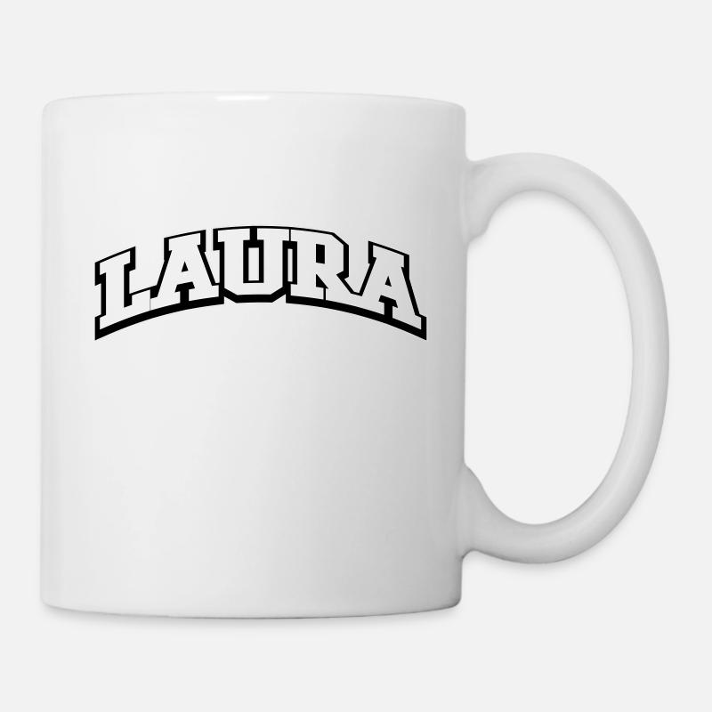 Laura College Uni Schul Geschenk - Tasse - Weiß