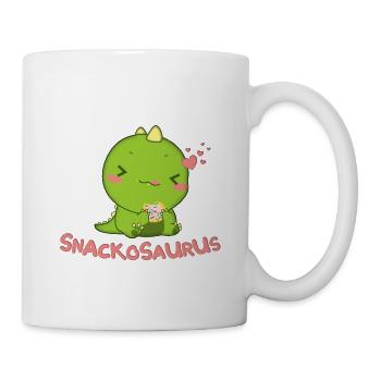 T-shirt Snackosaurus dinosaur - Mug - white - Right