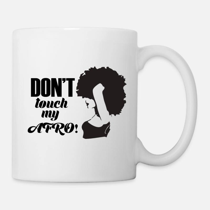 Don't touch my AFRO! - Mug - white