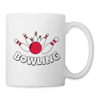 bowling - Mug blanc - blanc - Droite