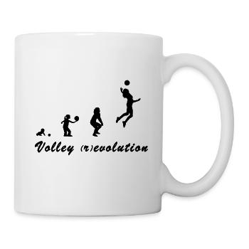 Volley (r) evolution - Mug blanc - blanc - Droite