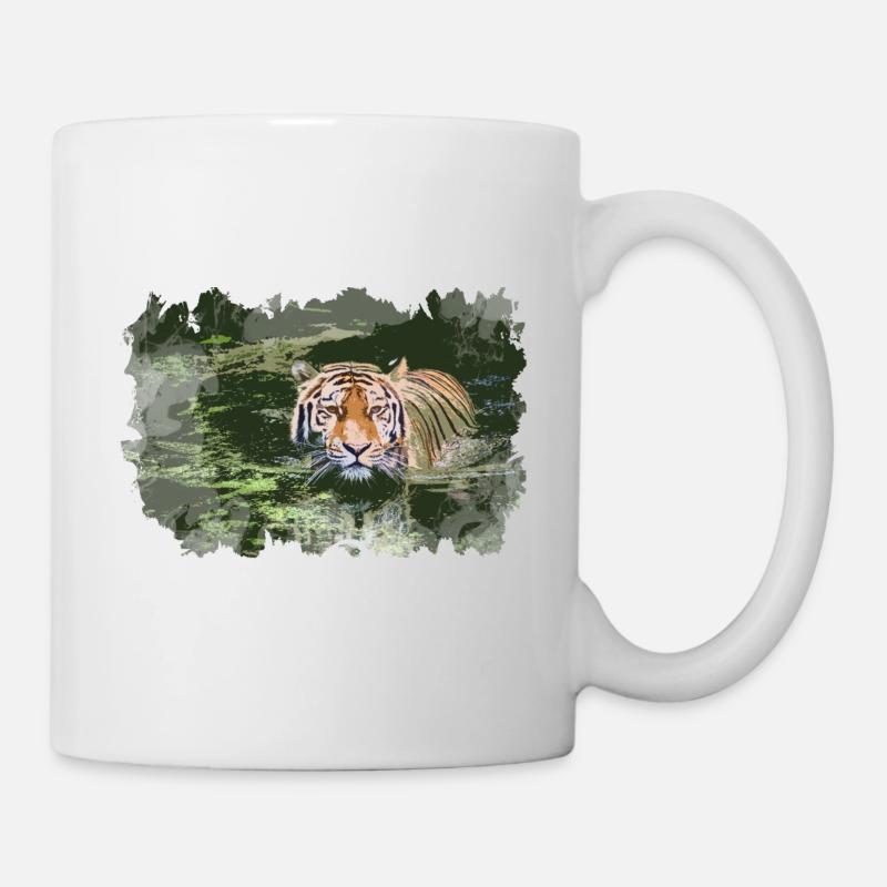 tigre - Mug blanc - blanc