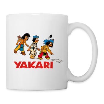 Yakari auf Fährtensuche - Tasse - Weiß - Rechts