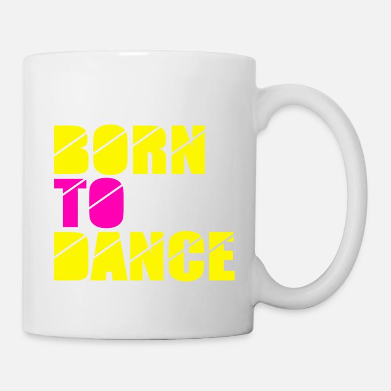 born to dance - Mug blanc - blanc
