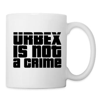 Urbex is not a crime - Mug - white - Right