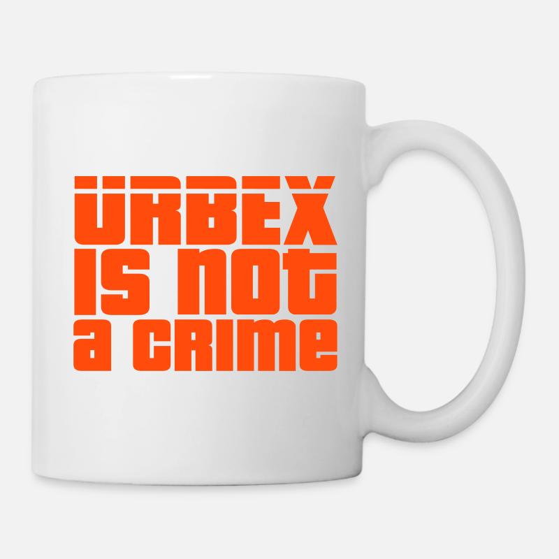 Urbax is not a crime - Mug - white