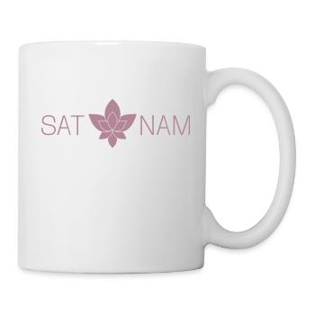 SAT NAM rosa - Tasse - Weiß - Rechts