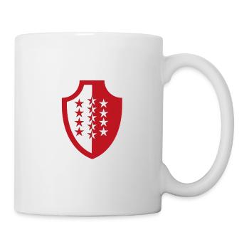 Casquette du Valais - Mug blanc - blanc - Droite