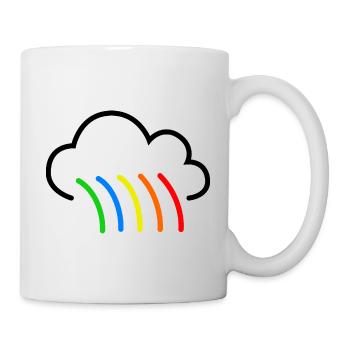 Rainbow Cloud - Mug - white - Right