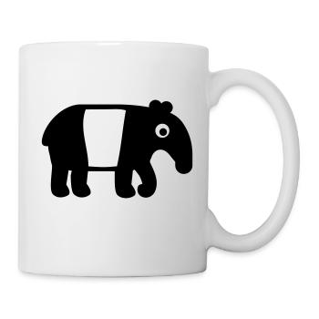 Tapir - Tasse - Weiß - Rechts