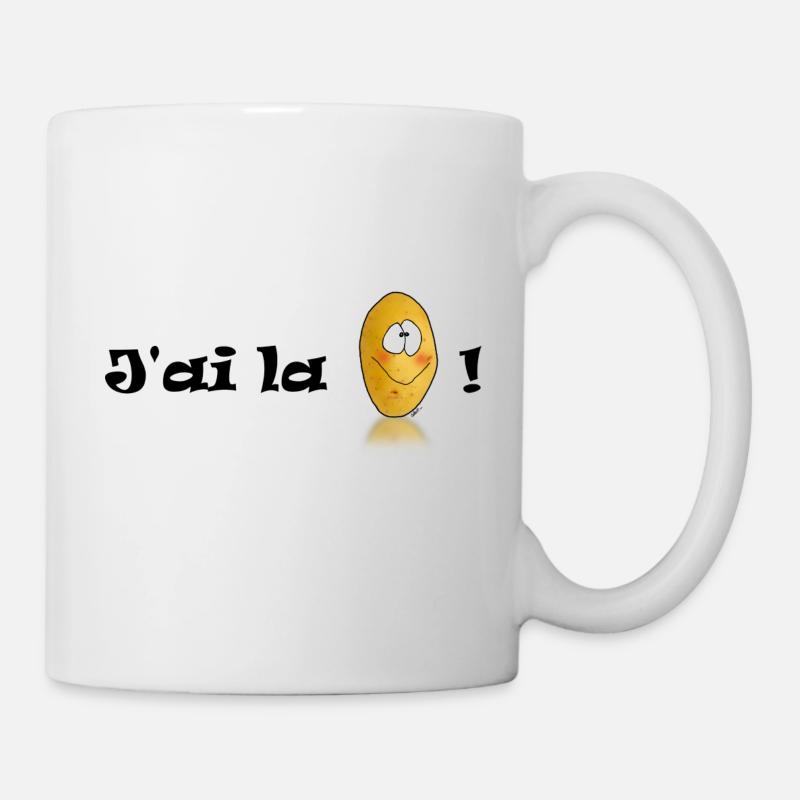 J'ai la patate ! - Mug blanc - blanc