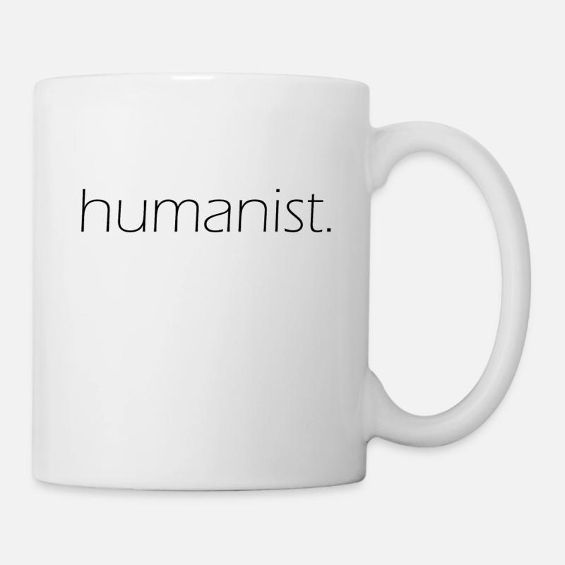 humaniste. - Mug blanc - blanc