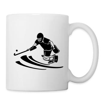 Torwart - Tasse - Weiß - Rechts