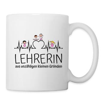 Lehrerin aus unzähligen kleinen Gründen - Tasse - Weiß - Rechts