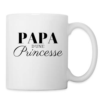 PAPA D'UNE PRINCESSE - Mug blanc - blanc - Droite