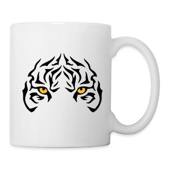 The tiger's gaze - Mug - white - Right