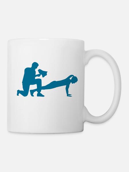 Fitnesstrainer - Tasse - Weiß