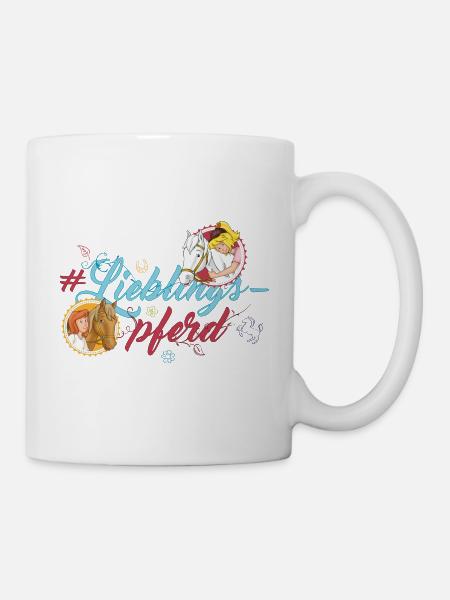 Bibi und Tina 'Lieblingspferd' - Tasse - Weiß