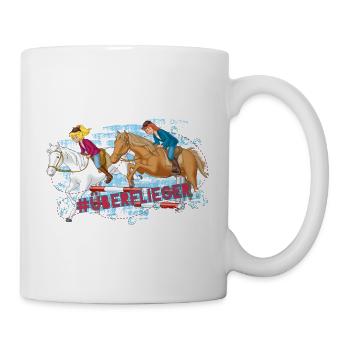 Bibi und Tina 'Überflieger' - Tasse - Weiß - Rechts