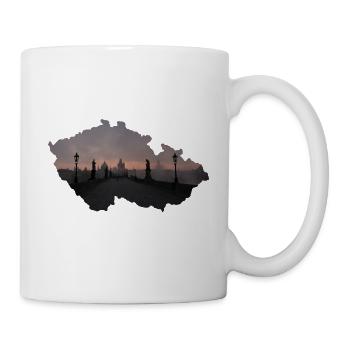 Prag - Tasse - Weiß - Rechts