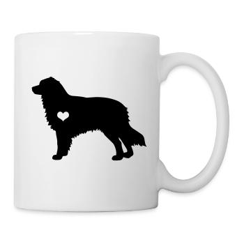 Cadeau de chien australien berger australien - Mug blanc - blanc - Droite