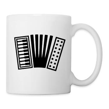 Akkordeon - Tasse - Weiß - Rechts